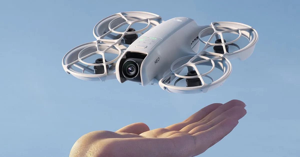 Save 30% Off the Petite DJI Neo 4K Quadcopter Drone Camera, Including Bundles, Starting at Just $139