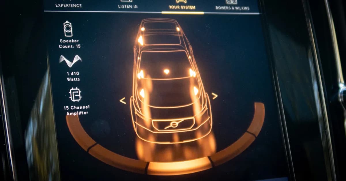 Volvo's $3,200 Sound System Has Settings I've Never Seen, and They Make a Big Difference