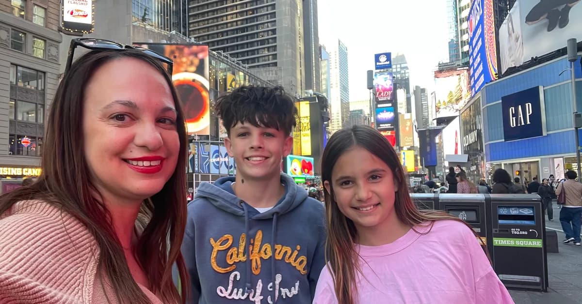 My kids don't remember living in New York, so I retraced their earliest days with them