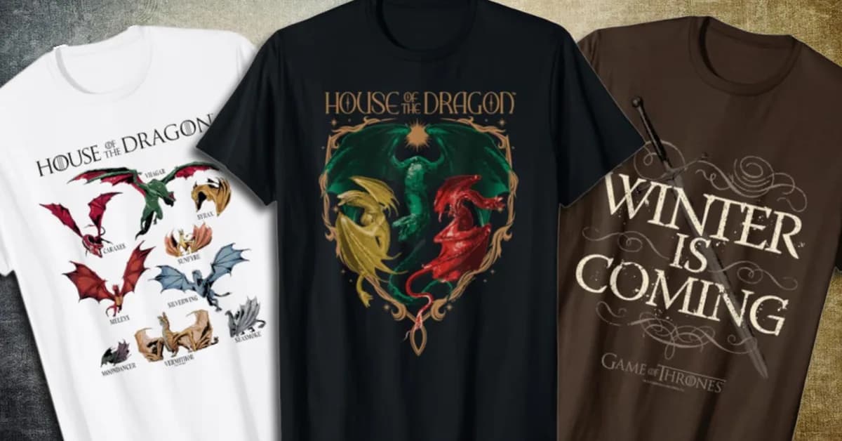 Amazon's Game of Thrones T-Shirt Sale Has Some Great House of the Dragon Designs