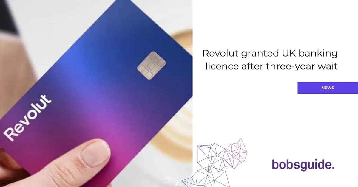 British fintech Revolut gets full UK banking licence