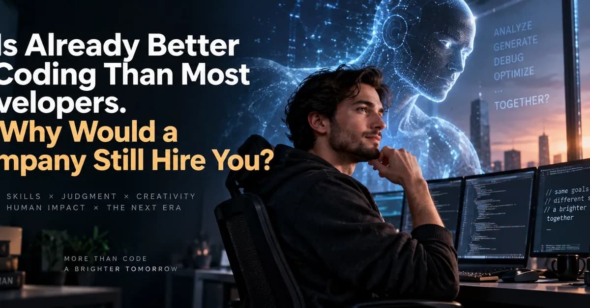 AI Is Already Better at Coding Than Most Developers. So Why Would a Company Still Hire You?
