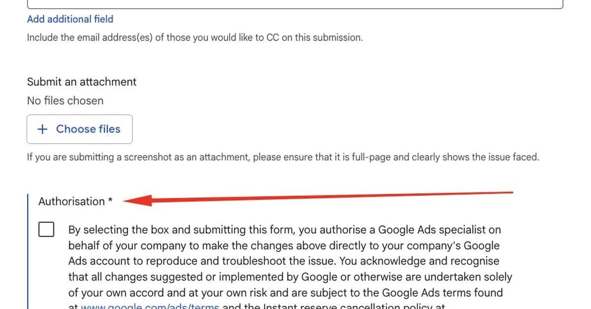 Google Ads support now requires account change authorization