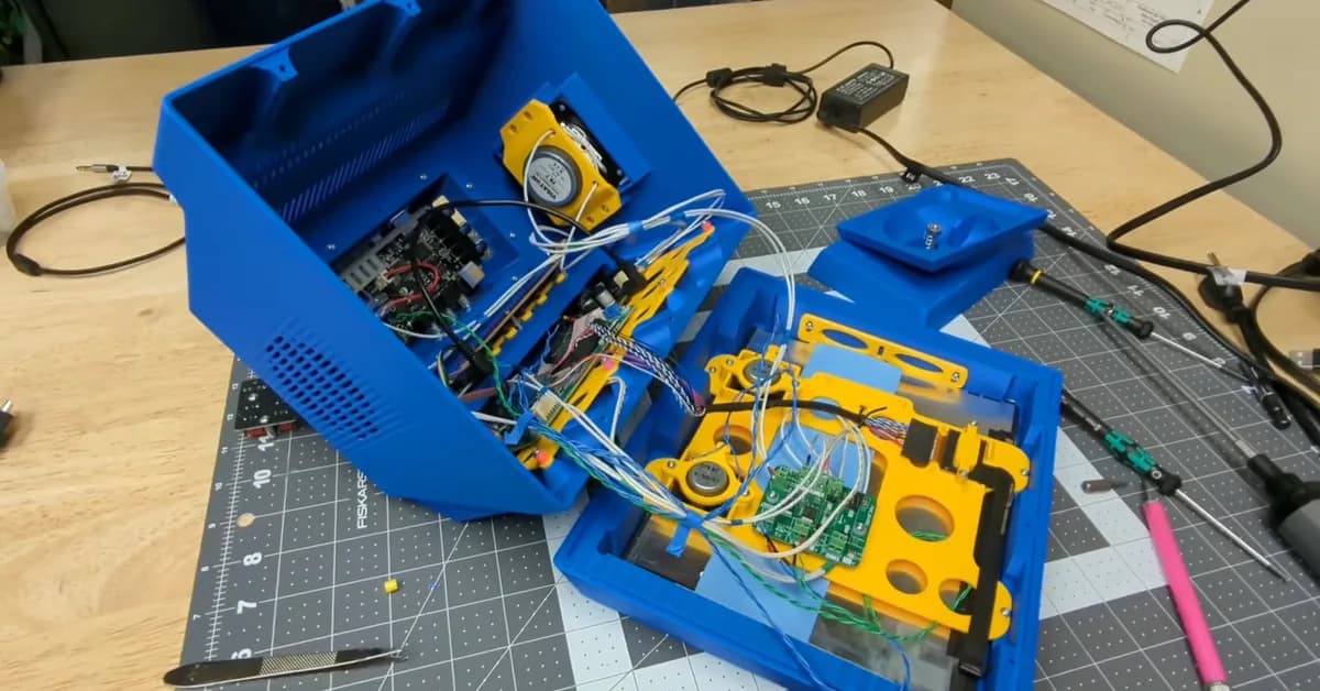 One Man's Perfect Retro-Style Monitor Takes All Inputs