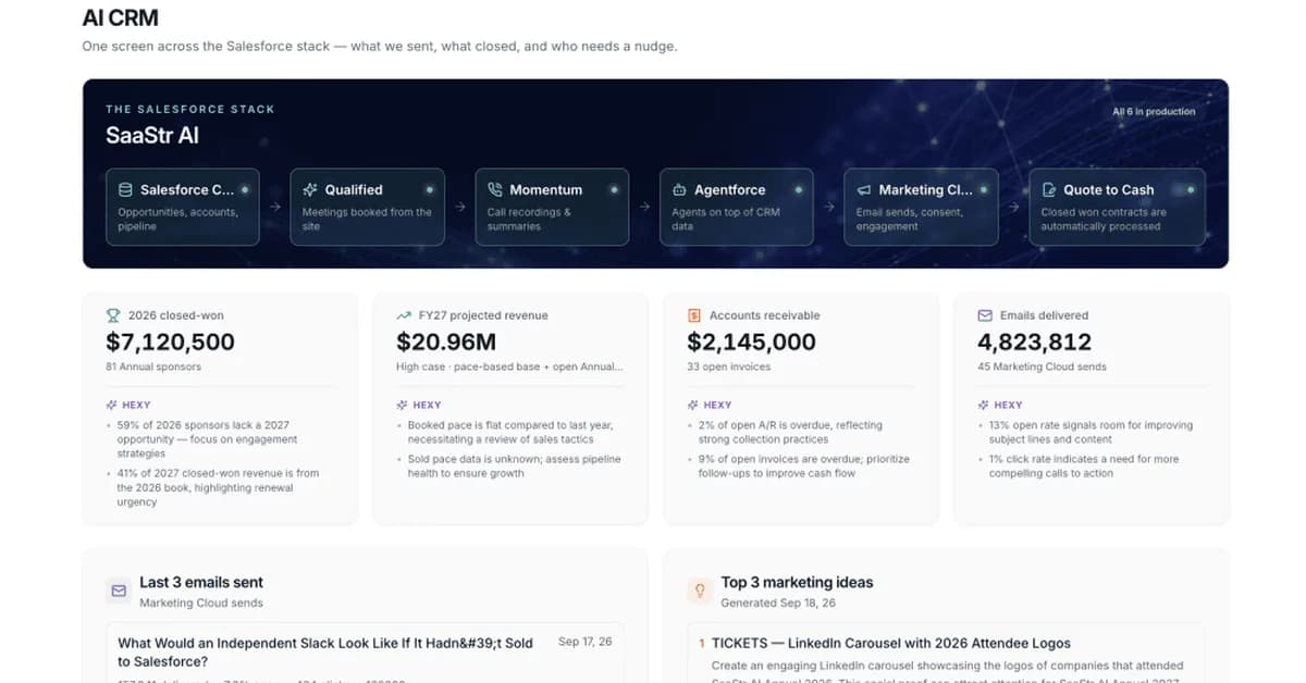 A Full Teardown of How SaaStr AI Actually Runs Inbound, Renewals, and Outbound on the Latest The Agents