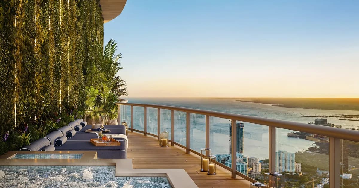 Iconic Luxury Brand Cipriani Unveils Two Miami Penthouses at $53 Million