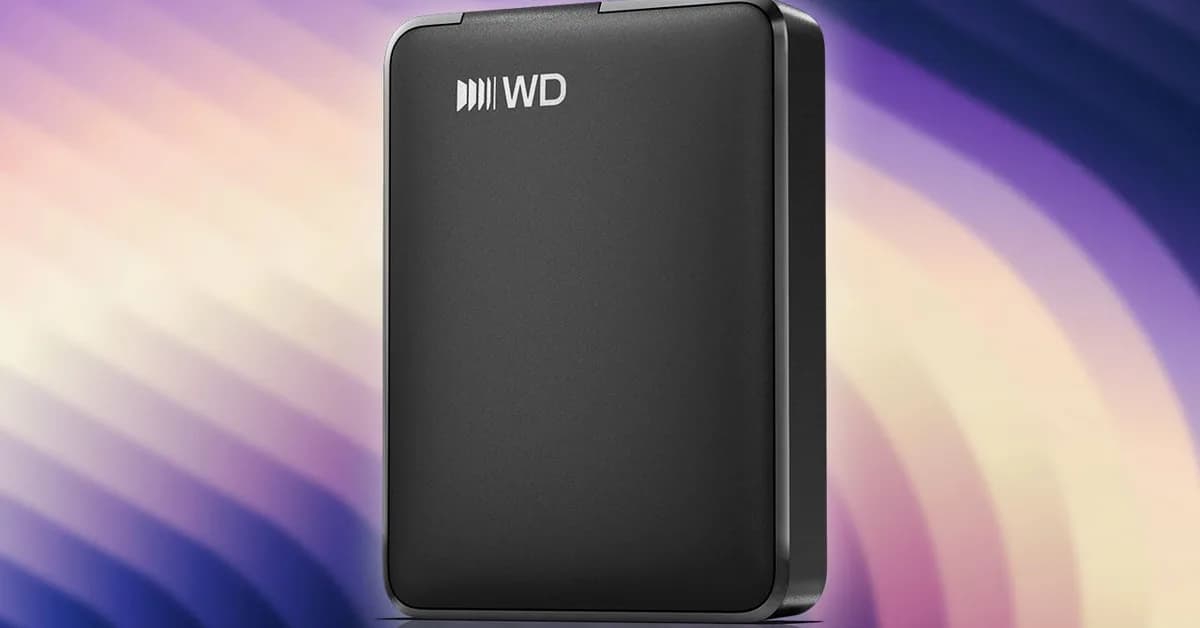 The 2TB WD Elements 2TB USB Portable Hard Drive Drops to $99.99 at Target