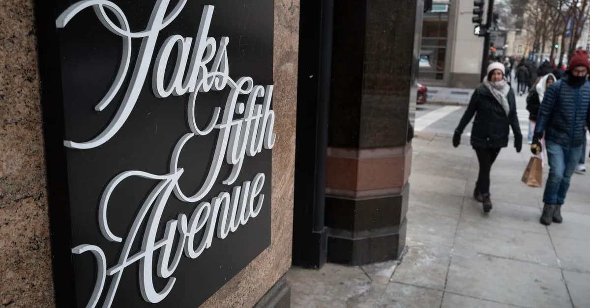 Bankrupt luxury retailer Saks plans to ditch its corporate jet