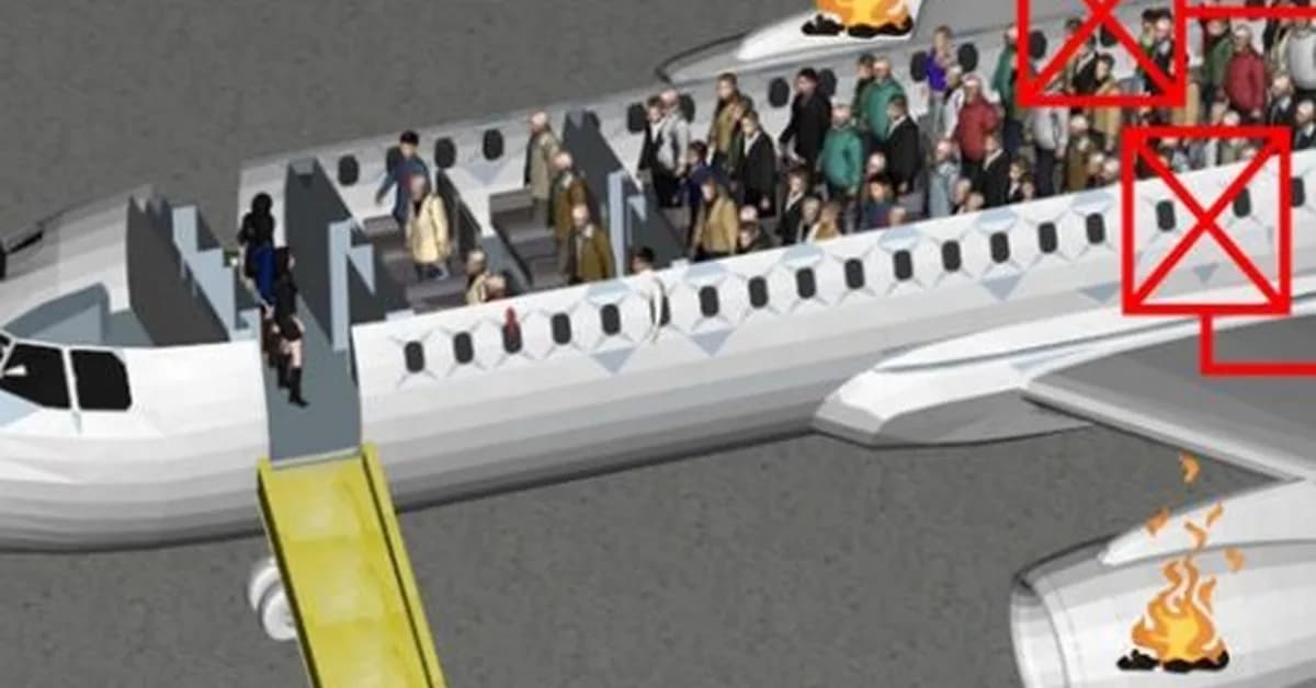 What's the best cabin layout for aircraft evacuation?