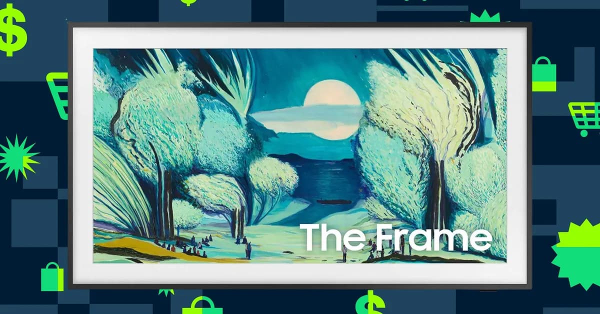 Samsung's artsy Frame TV has dropped to a record-low price for a limited time