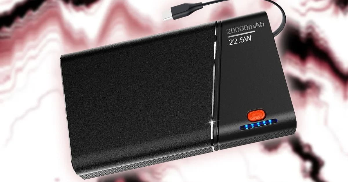 Get a 20,000mAh Power Bank That Quadruples Your Total Nintendo Switch 2 Playtime for Just $14