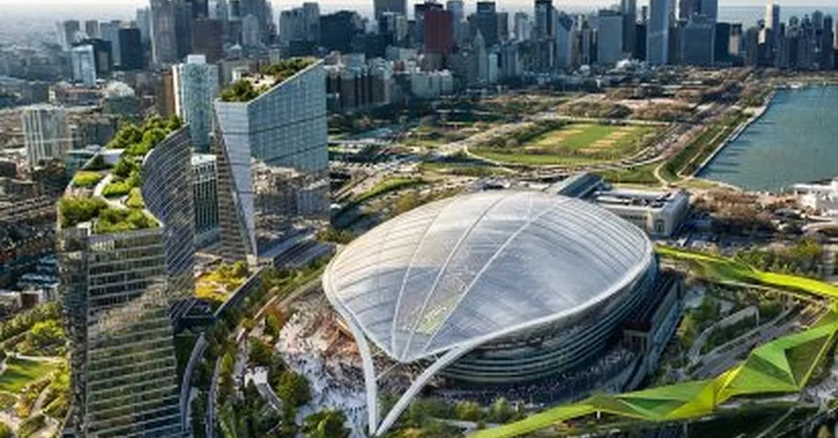 Futuristic Soldier Field concept urges Bears to stay in Chicago