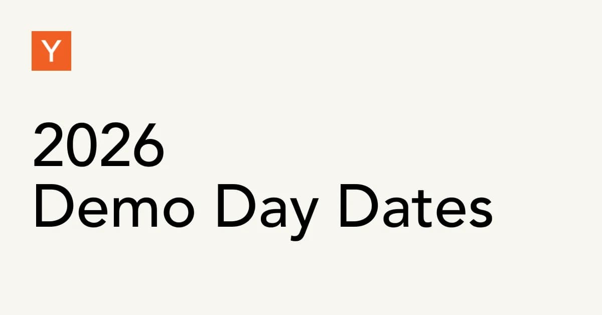 2026 Demo Day Dates