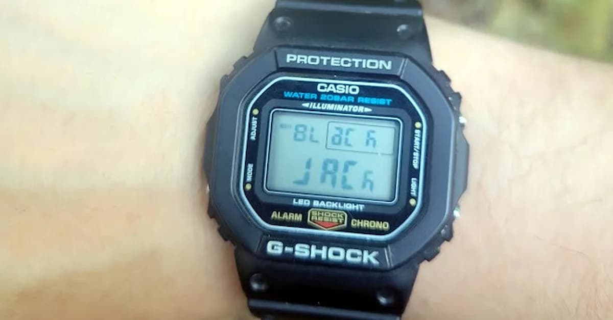 A Custom PCB for the Casio G-Shock