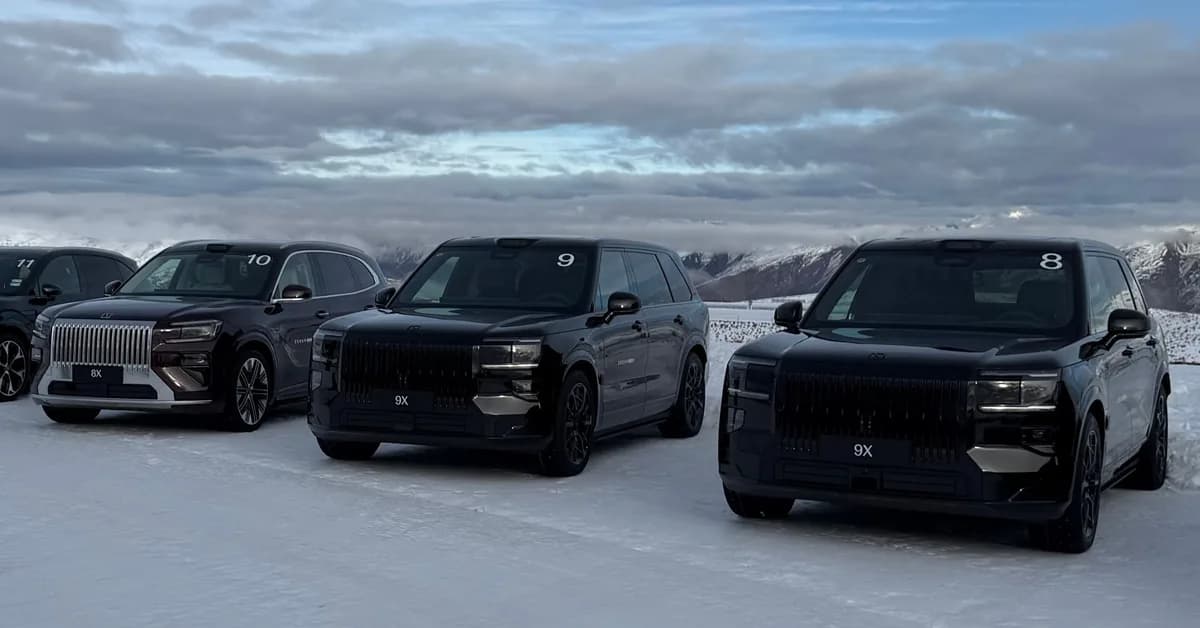Zeekr 8X and 9X preview: Luxury SUVs driven on ice ahead of Australian launch