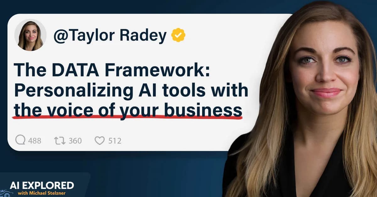 Personalizing AI for a Business: Turning Generic Tools into Customized Solutions