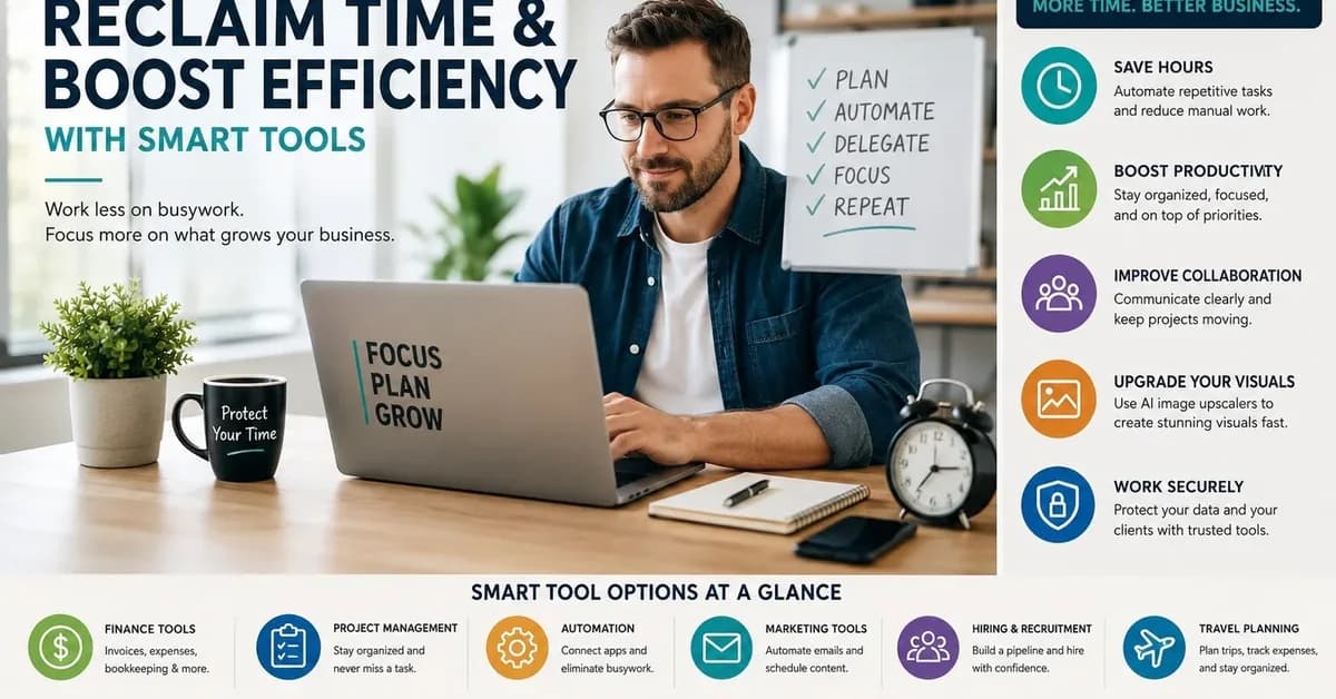How Entrepreneurs Can Reclaim Time and Boost Efficiency with Smart Tools