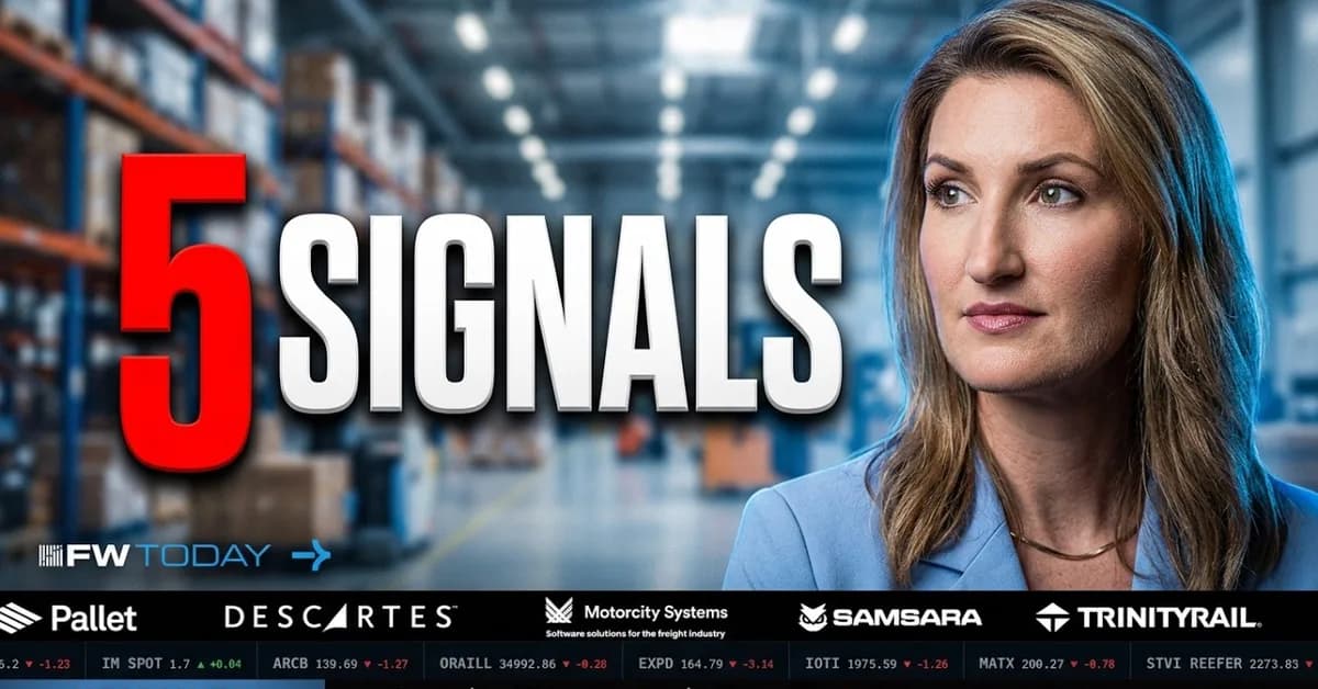 Freight Market Update: 5 Signals Capacity Is Tight