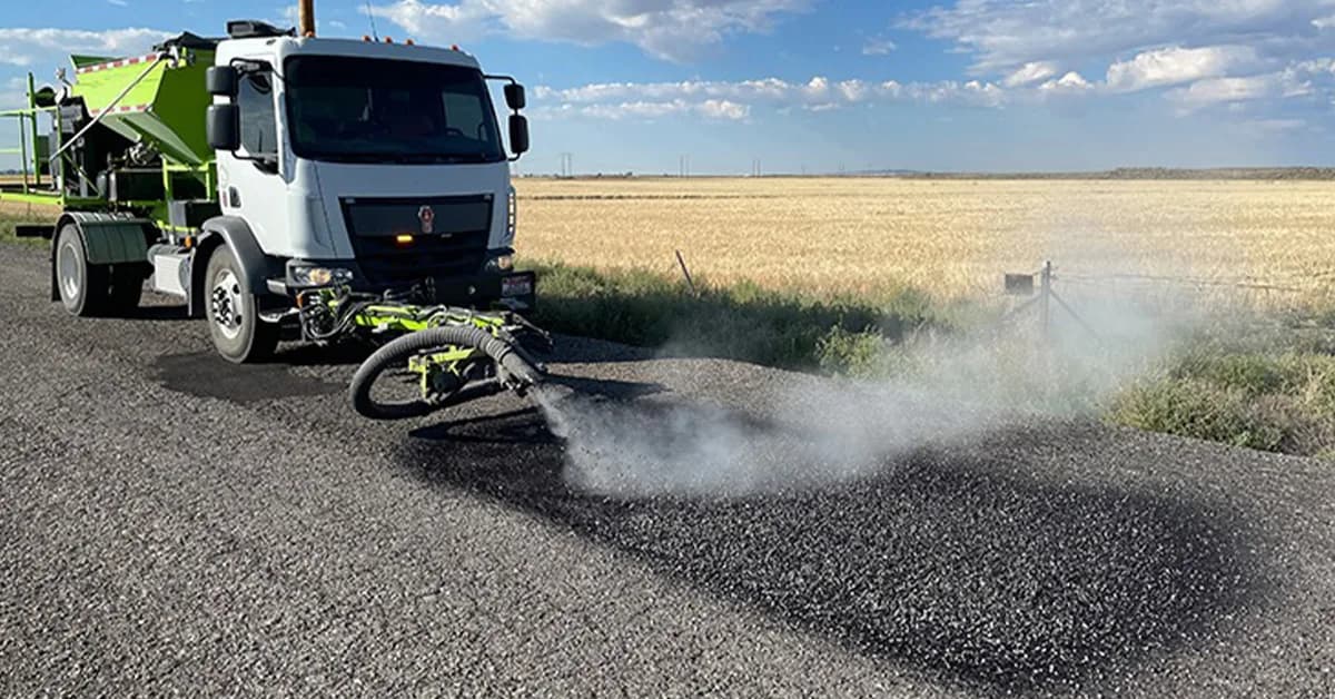 This Truck Can Spray a Pothole Away in Two Minutes