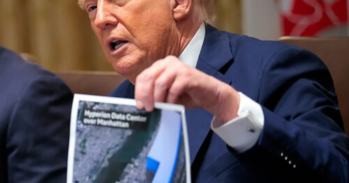 Trump ignores biggest reasons his AI data center buildout is failing