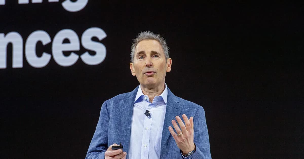 Andy Jassy is so bullish on Amazon's chips that he took a rare shot at Nvidia