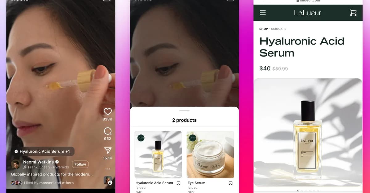 Instagram and Facebook are letting influencers earn a commission from products - again