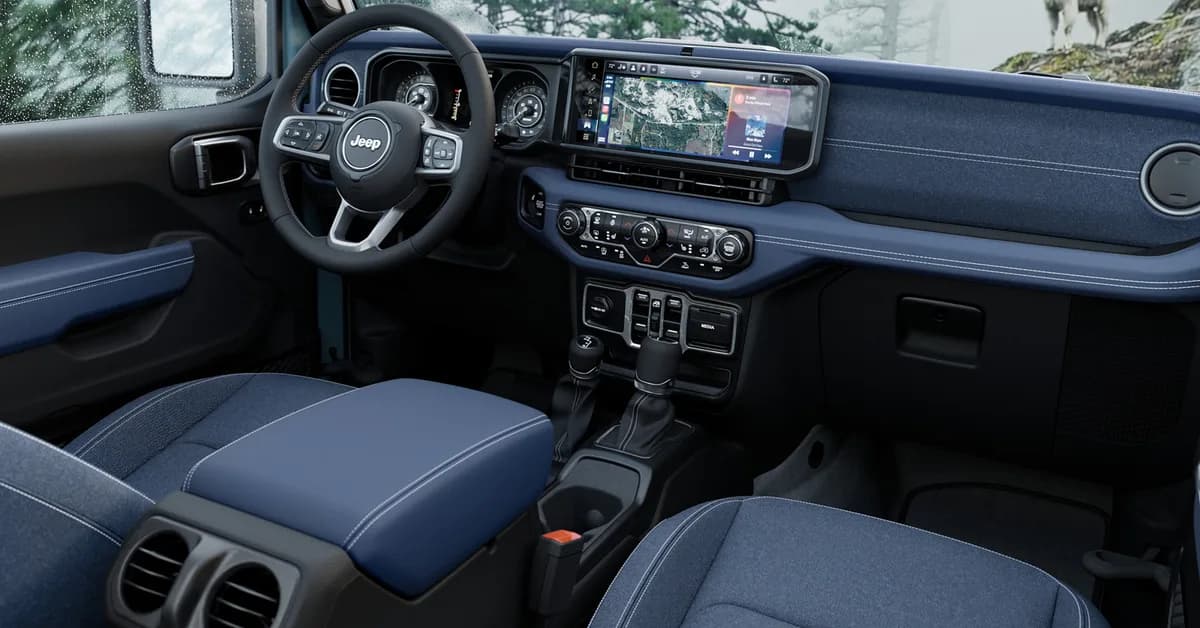 Jeep Is Really Putting a 'Jean Blue' Interior in the Wrangler and Gladiator