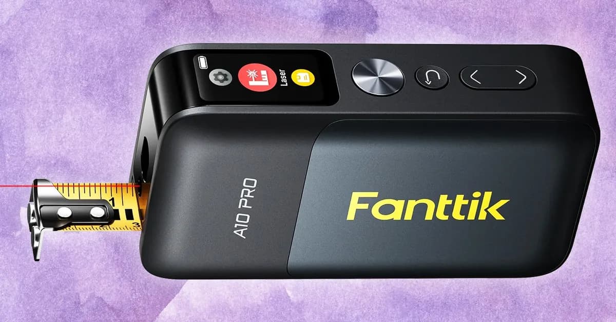 Save 45% Off the Fanttik A10 Pro, a 2-in-1 Tape and Laser Measure That Digitally Displays Your Distance