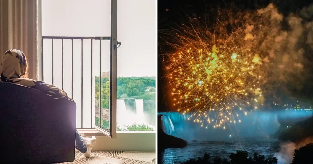 I spent $1,000 to stay in a hotel directly facing Niagara Falls. The room surprised me in 4 ways.