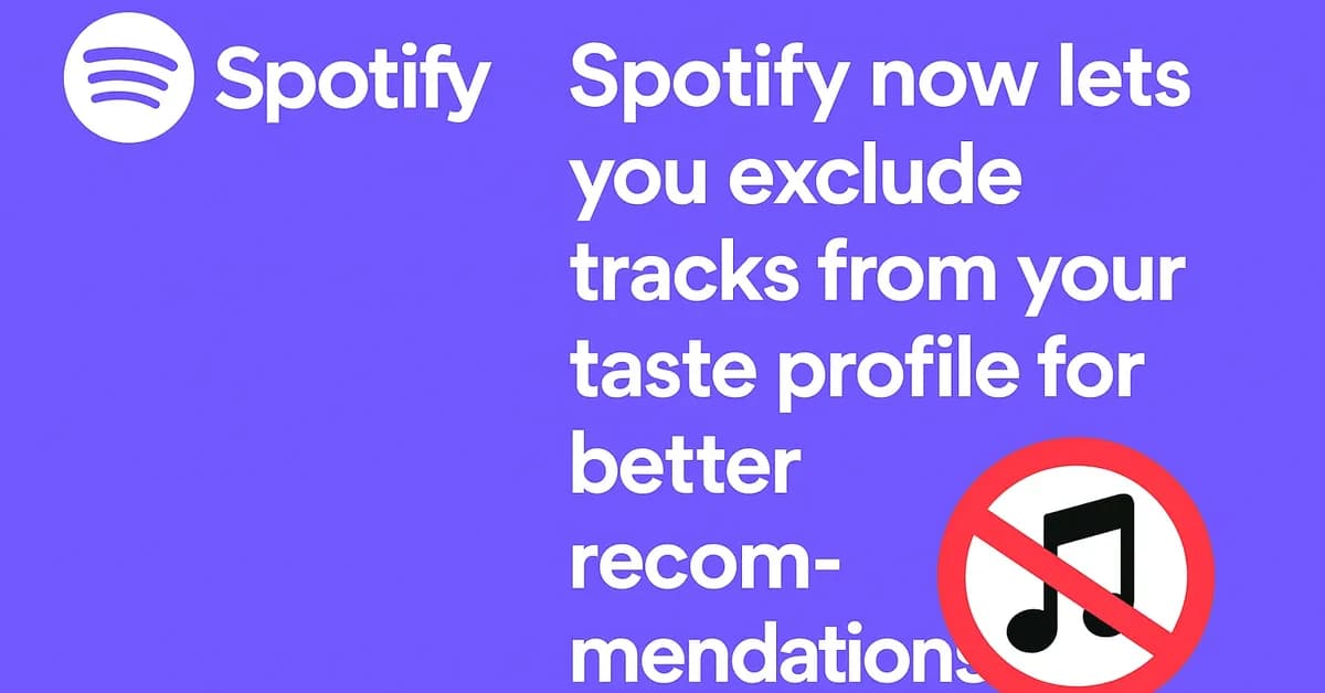 Spotify's new Taste Profile feature lets users fine-tune their algorithm's recommendations
