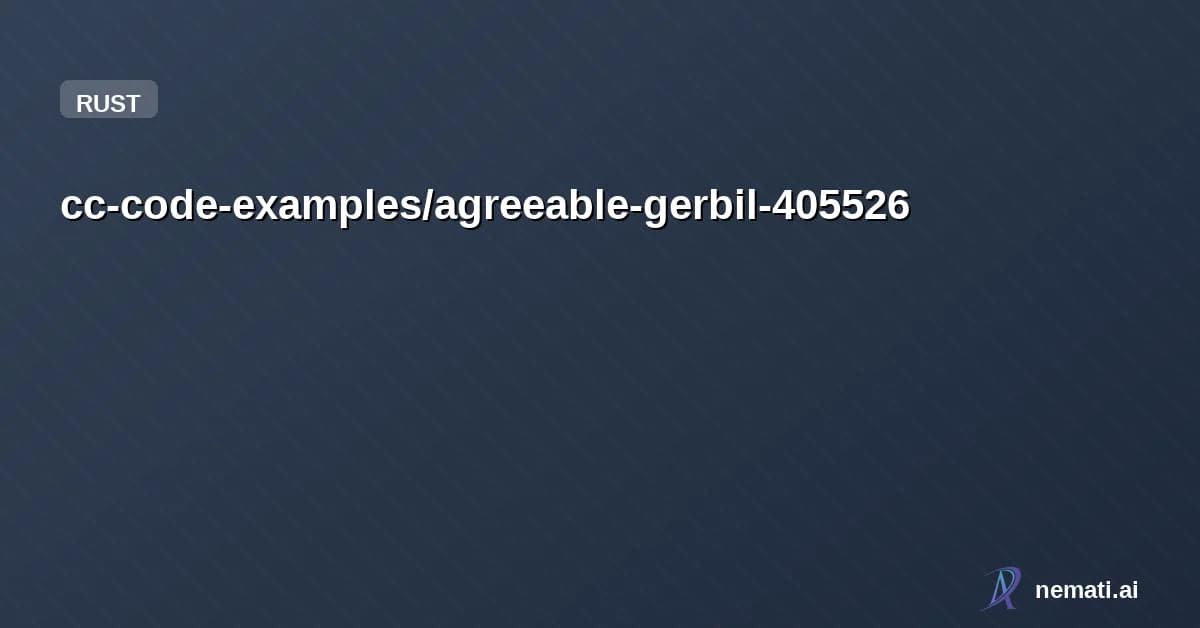 cc-code-examples/agreeable-gerbil-405526 — Rust code example for the DNS Server challenge