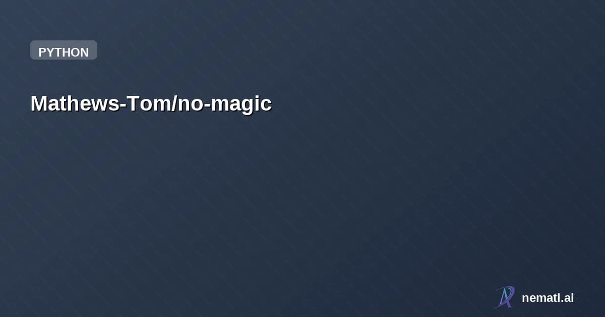 Mathews-Tom/no-magic — Because `model.fit()` isn't an explanation