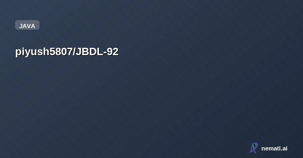 piyush5807/JBDL-92