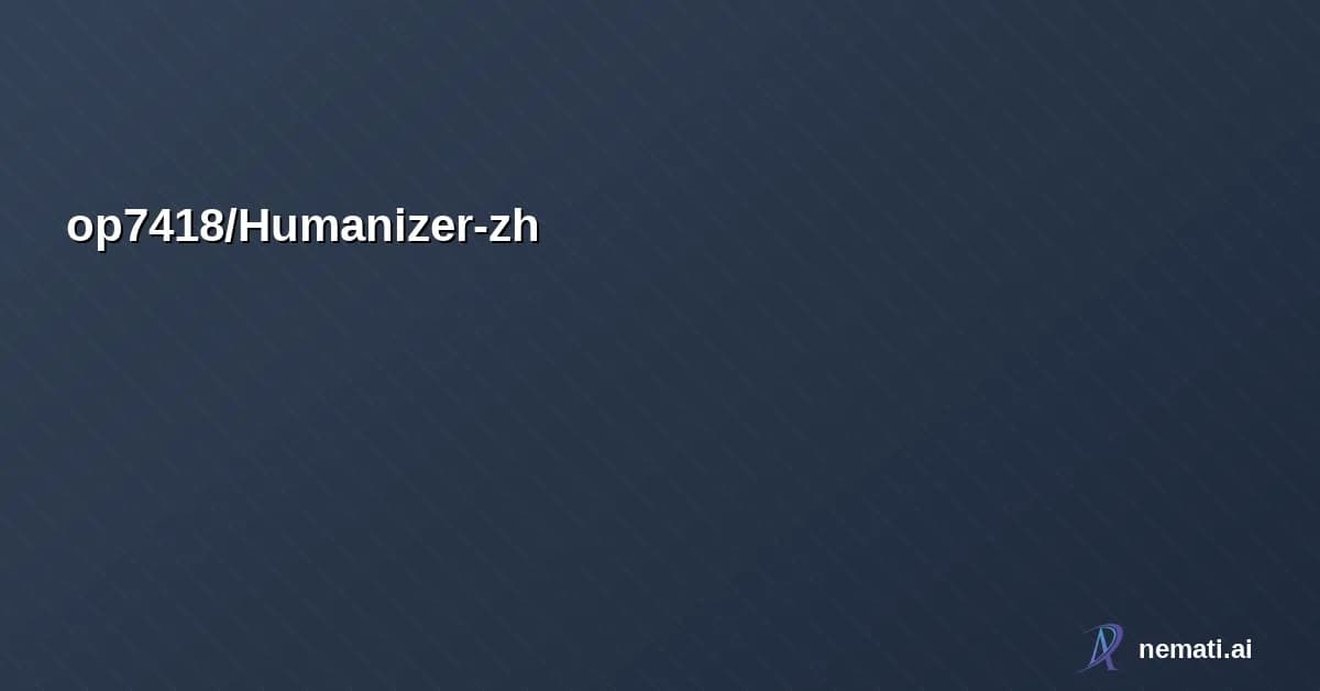 op7418/Humanizer-zh — Humanizer 的汉化版本,Claude Code Skills,旨在消除文本中 AI 生成的痕迹。