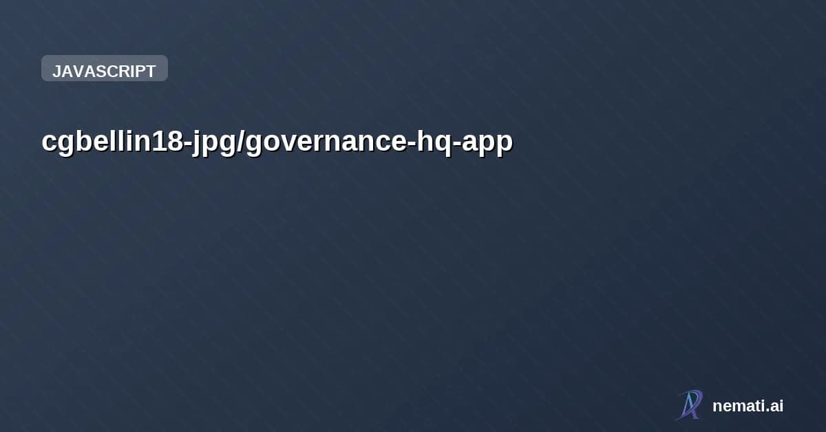 cgbellin18-jpg/governance-hq-app