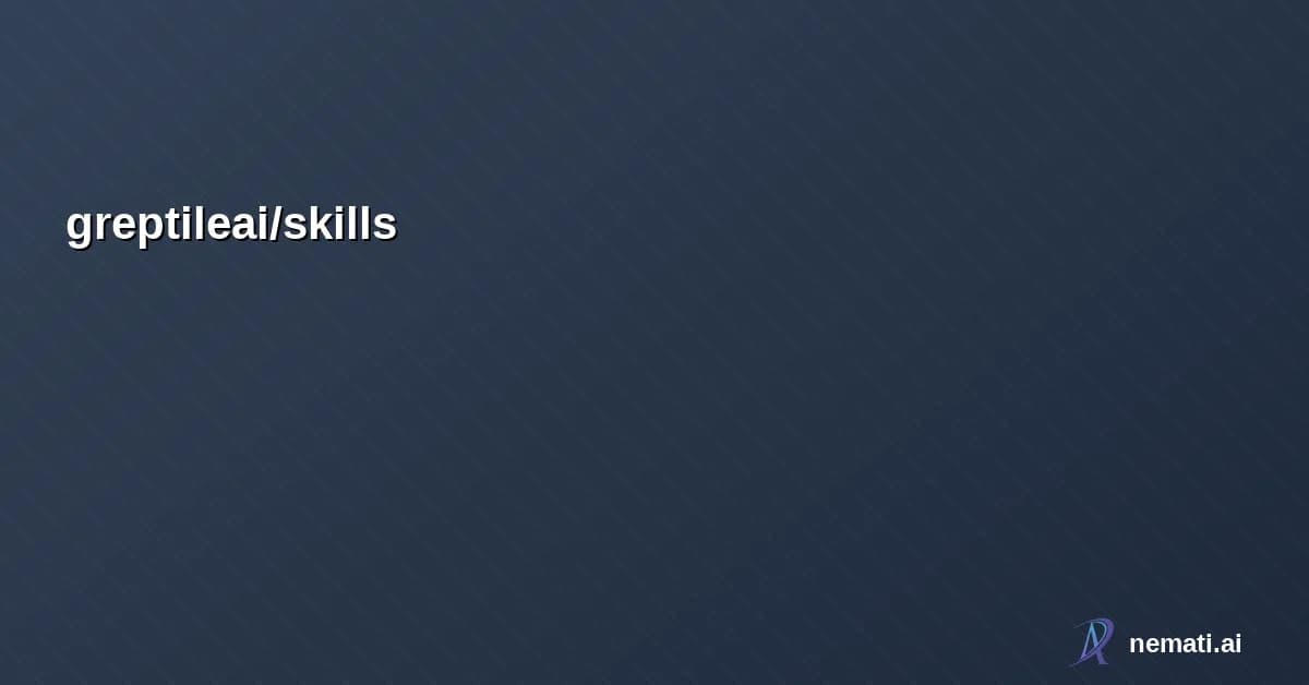 greptileai/skills — Agent skill for checking PR review comments, status checks, and description comp