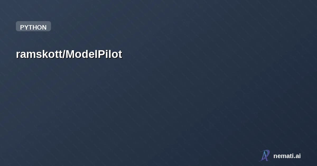 ramskott/ModelPilot