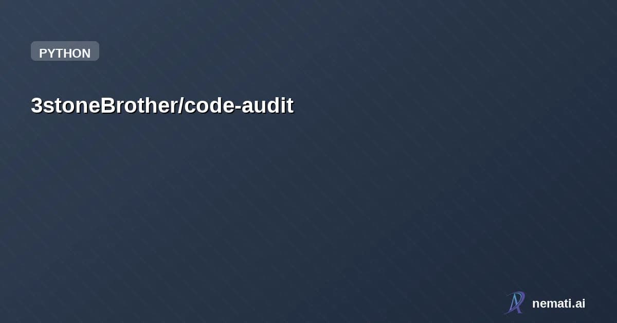 3stoneBrother/code-audit