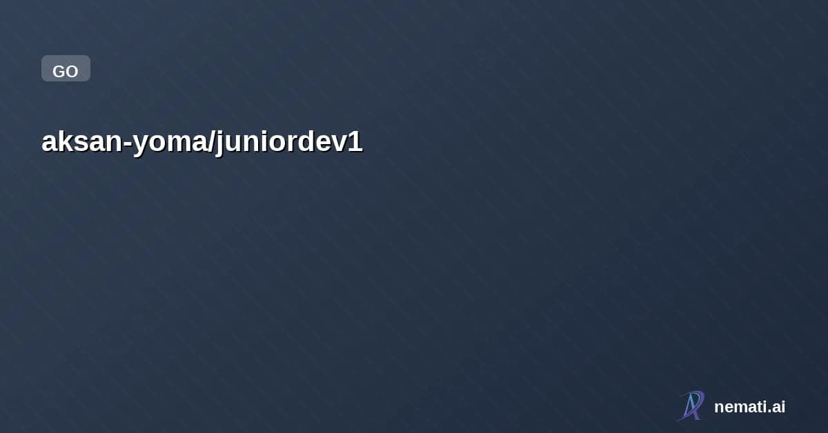 aksan-yoma/juniordev1 — for learn to debug