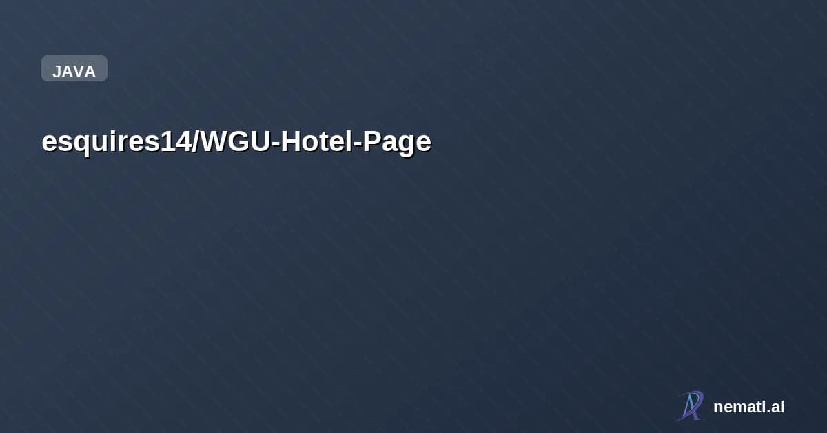 esquires14/WGU-Hotel-Page