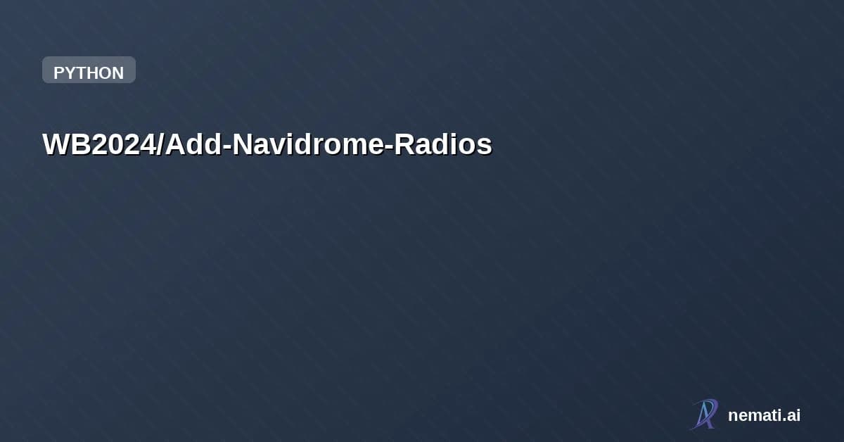 WB2024/Add-Navidrome-Radios