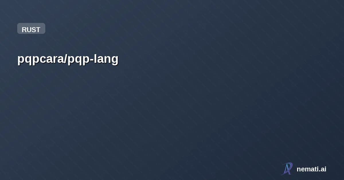 pqpcara/pqp-lang