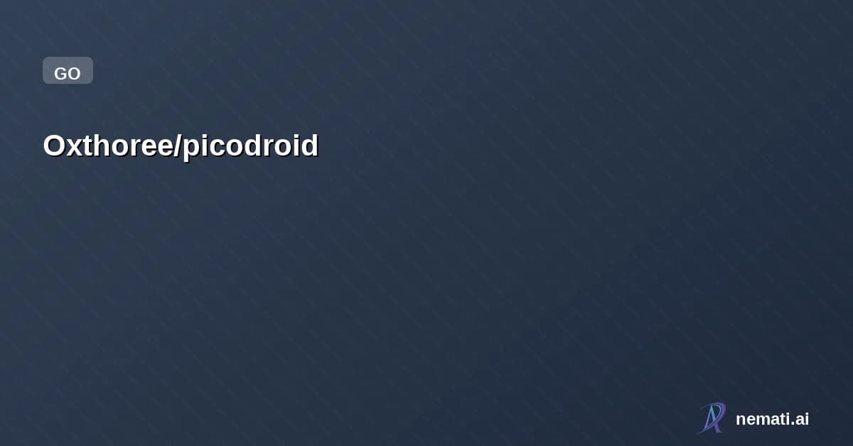 Oxthoree/picodroid