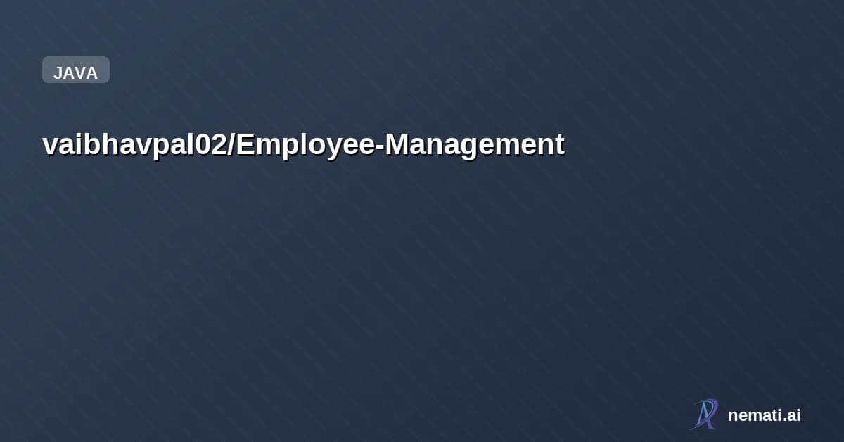 vaibhavpal02/Employee-Management