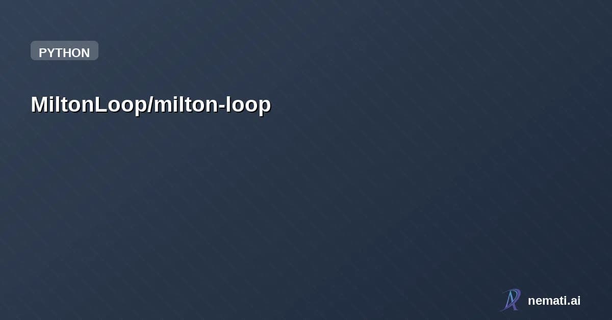 MiltonLoop/milton-loop — AlphaZero-inspired chess engine with MCTS self-play, neural network training, an