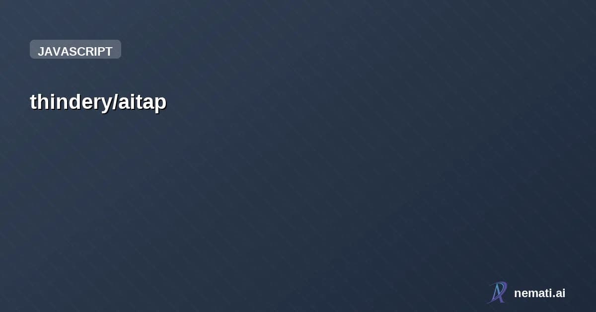 thindery/aitap