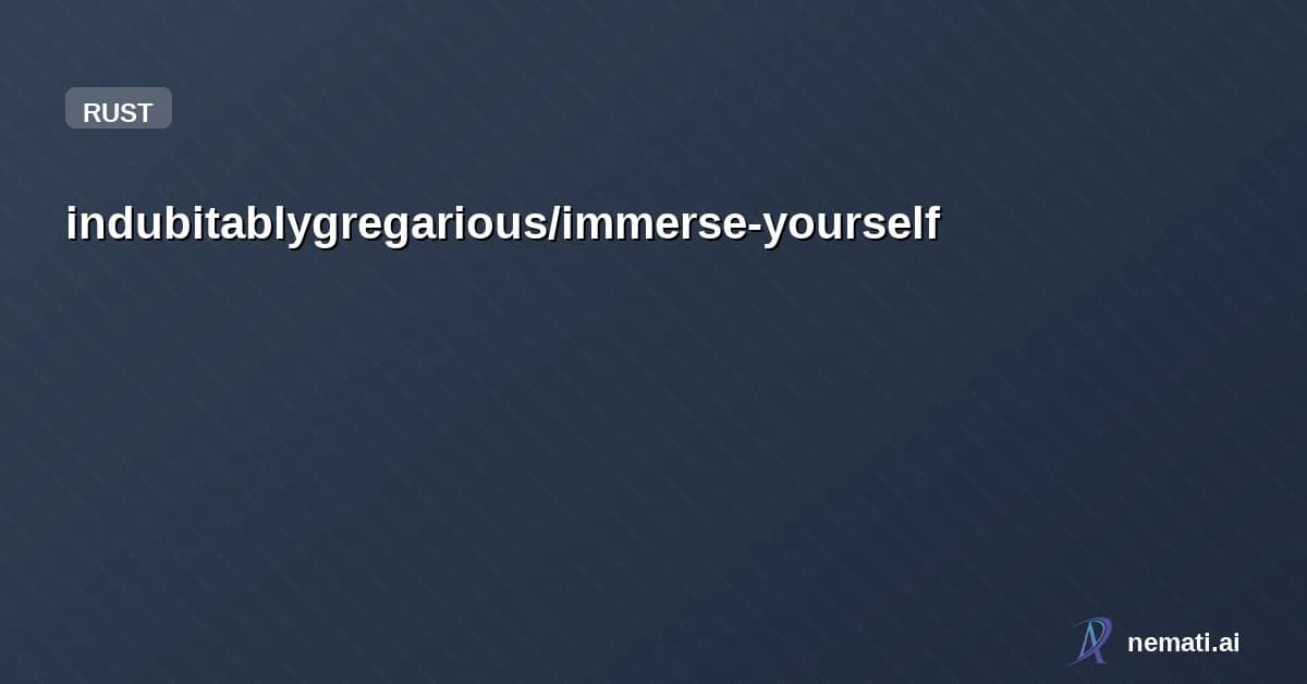 indubitablygregarious/immerse-yourself — Interactive ambient environment system for tabletop RPG sessions