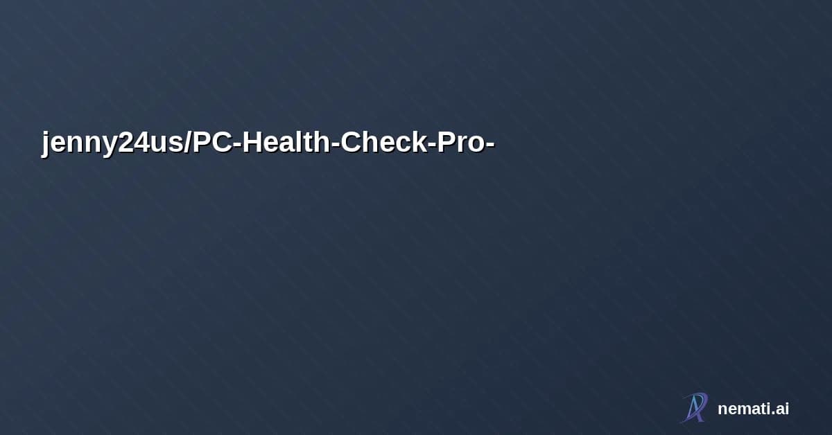 jenny24us/PC-Health-Check-Pro-