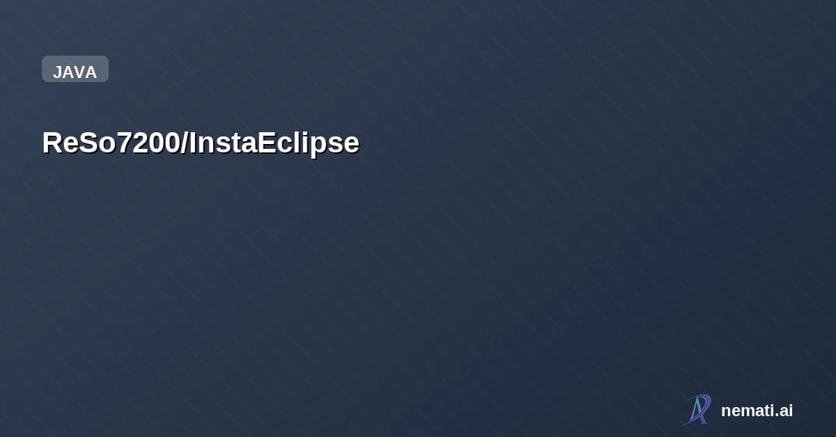 ReSo7200/InstaEclipse — Star
ReSo7200 /
InstaEclipse